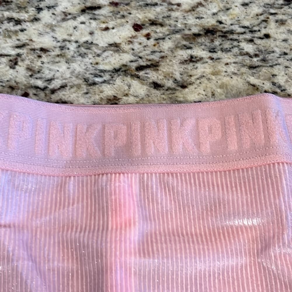 NEW 🌟 VICTORIAS SECRET PINK 2 pack size Large you get 1 thong 1 cheekster NEW - Thumbnail 5