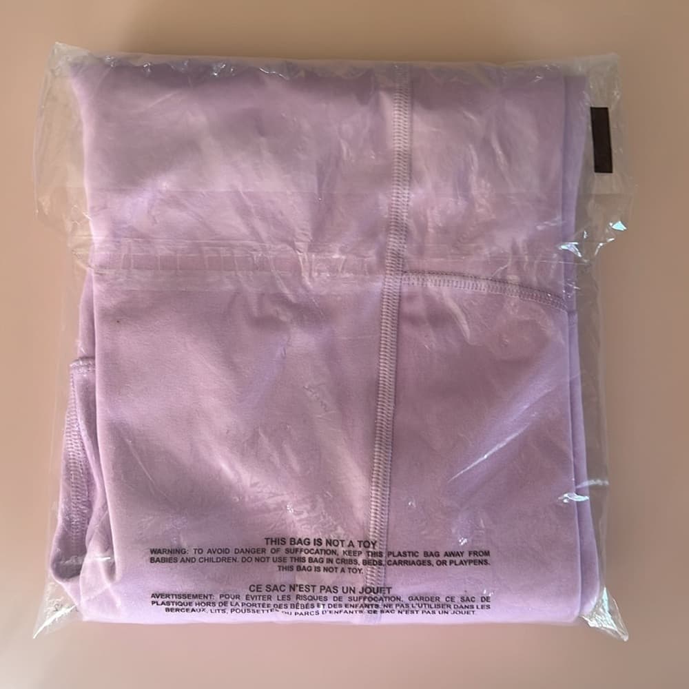 NEW 🎉 Victorias Secret High Rise Studio 7/8 Legging Yoga Workout Lilac Pink 10 - Thumbnail 3