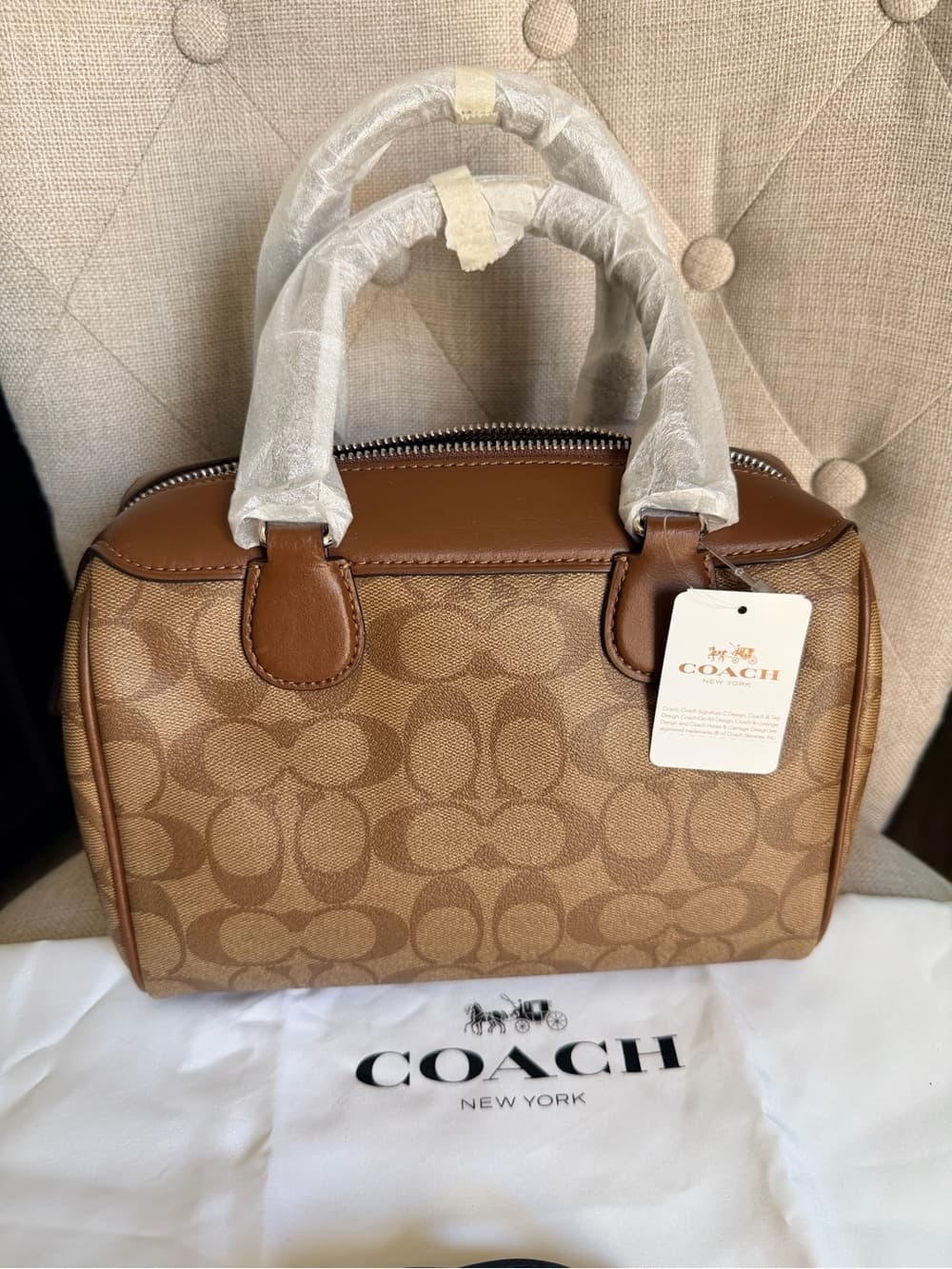 COACH NY Bennett Boston Satchel Crossbody Retro Limited Edition Bag MSRP $460 - Thumbnail 2