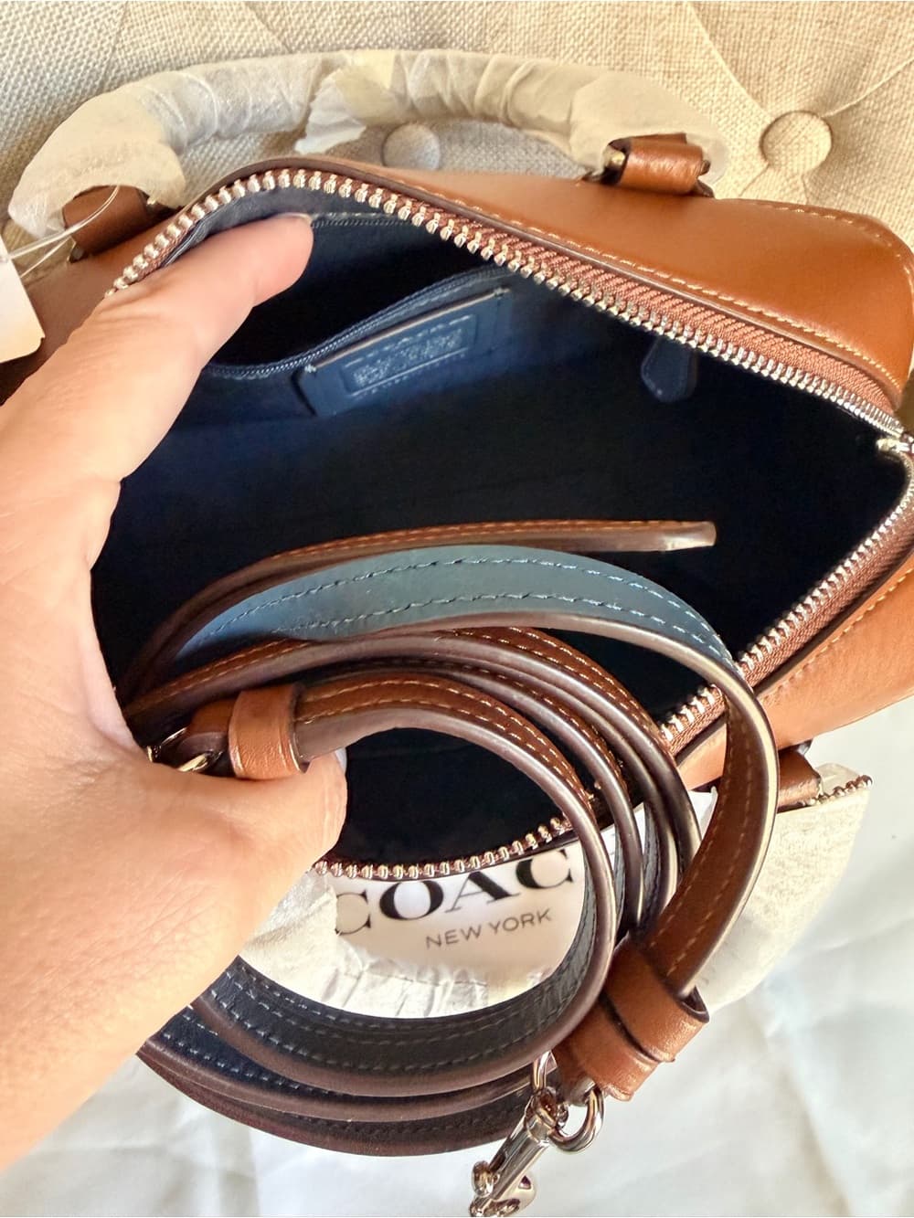 COACH NY Bennett Boston Satchel Crossbody Retro Limited Edition Bag MSRP $460 - Thumbnail 3