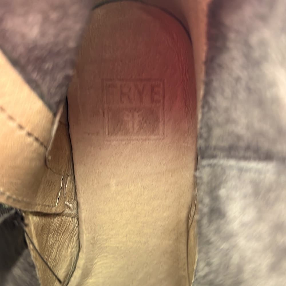 FRYE Ray Seam Short Ankle Wapu Bootie Brown Leather with Box Women 5.5 - Thumbnail 9