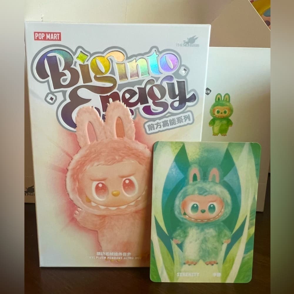 Labubu Big Into Energy 100% Authentic!! CONFIRMED SERENITY PopMart Collectible - Thumbnail 3