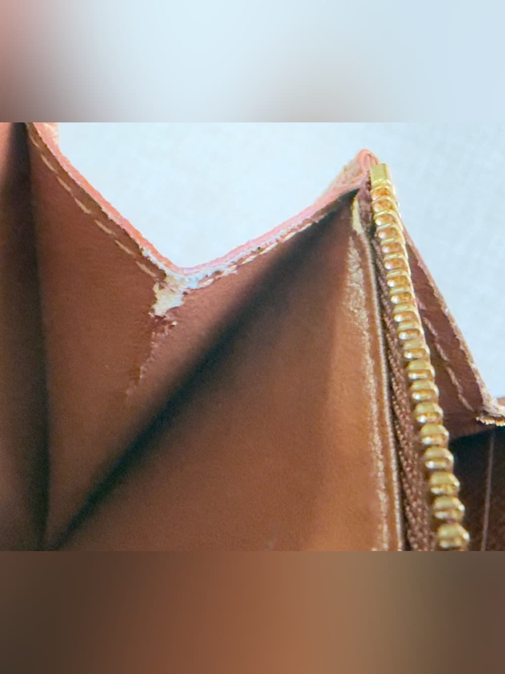Louis Vuitton Monogram Sarah Long Bifold Card Snap Wallet Brown Canvas w/ Box - Thumbnail 10