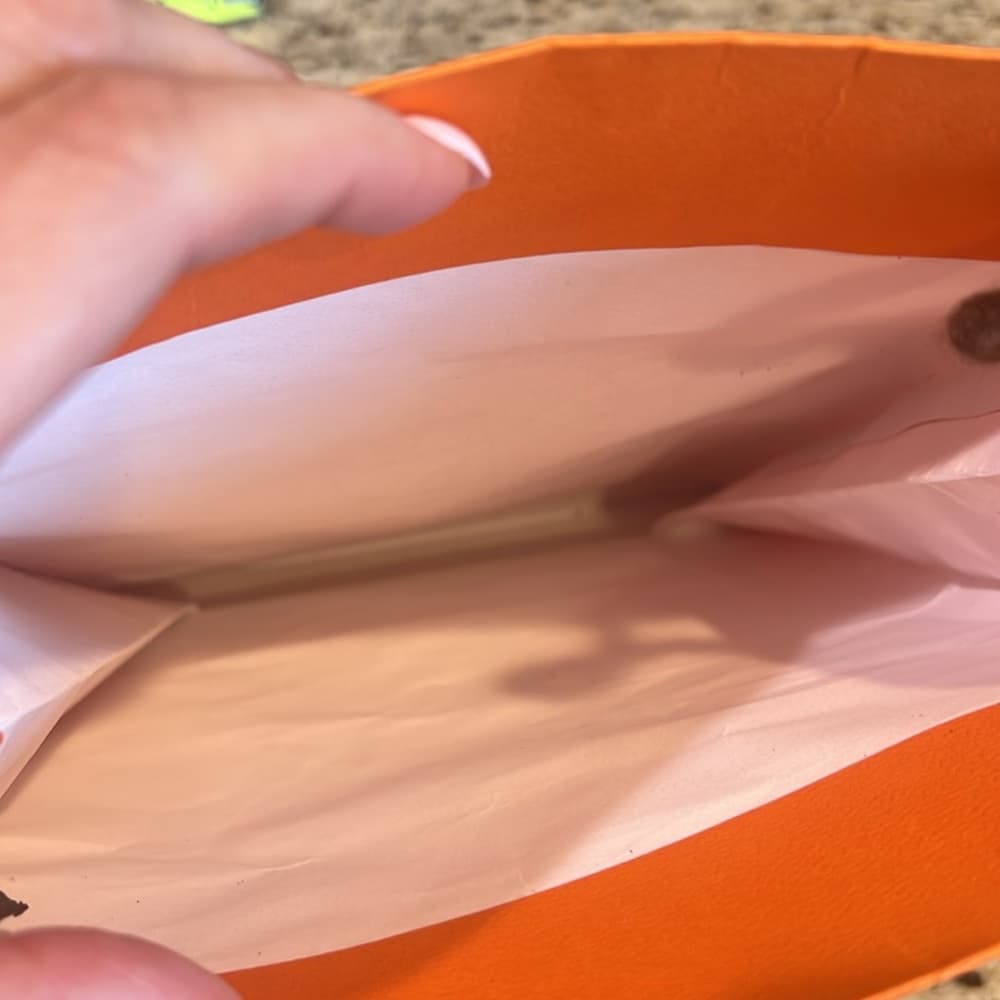 HERMÈS Shopping Gift Bag Has some wrinkles 8.25 x 11.25 - Thumbnail 6