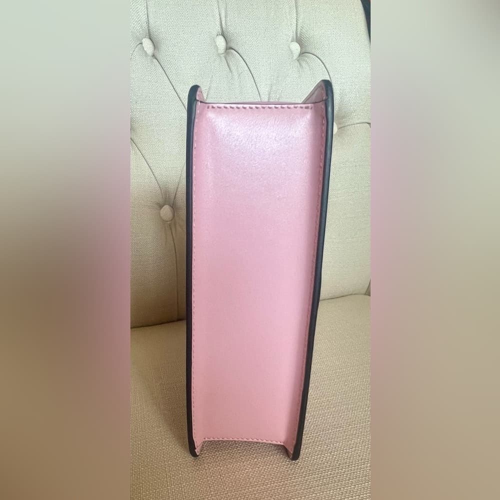 VERSACE La Medusa Pink Top Handle Shoulder Calfskin Leather Handbag Box Dust bag - Thumbnail 7