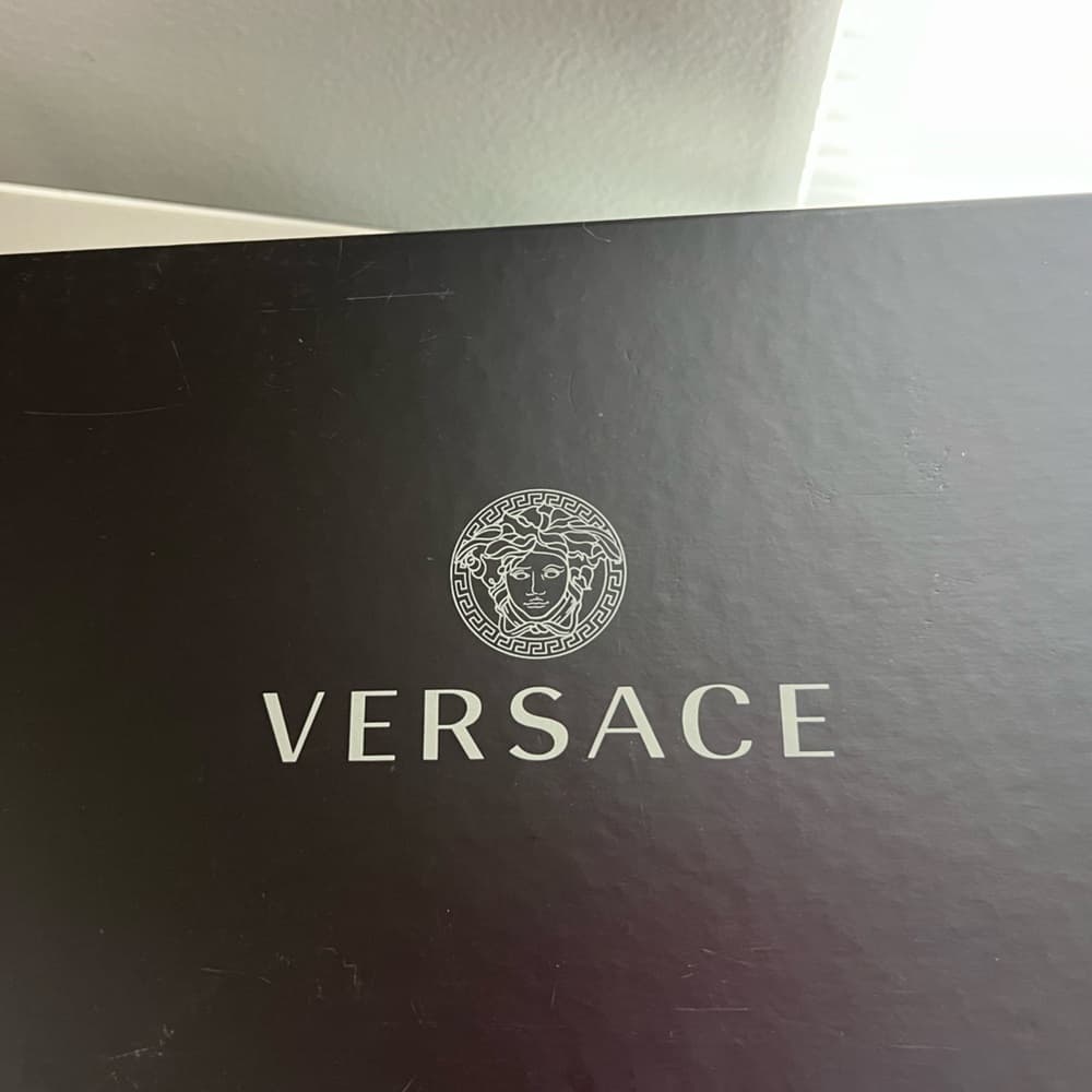 Versace La Greca Design Men’s Monogram Pool Slides Beach Sandals EU 45 - Thumbnail 7