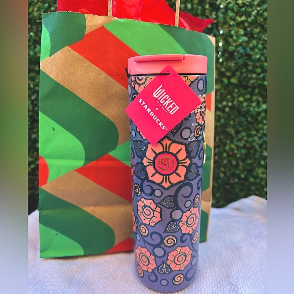 NEW Starbucks WICKED Gilda Limited Edition 16oz HOT liquid Insulated Tumbler - Thumbnail 4