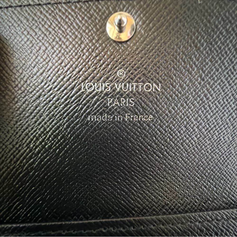 Louis Vuitton Damier Graphite 6 Key Holder Canvas Silver Metal Wallet AUTHENTIC - Thumbnail 9