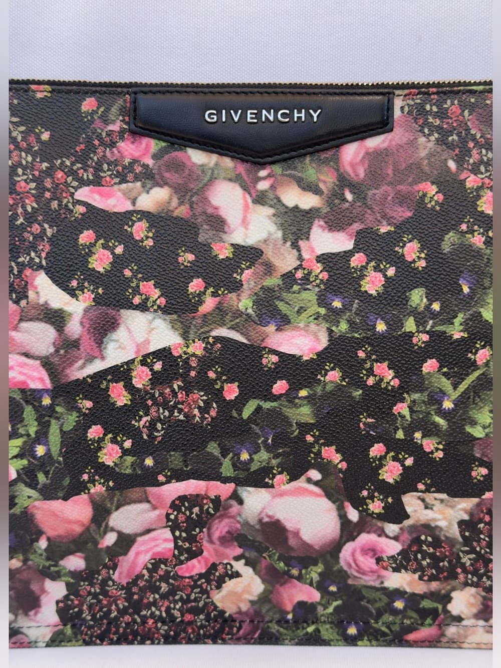 GIVENCHY Antigona Large Zip Pouch Clutch Babys Breath Floral Camo Riccardo Tisci - Thumbnail 5