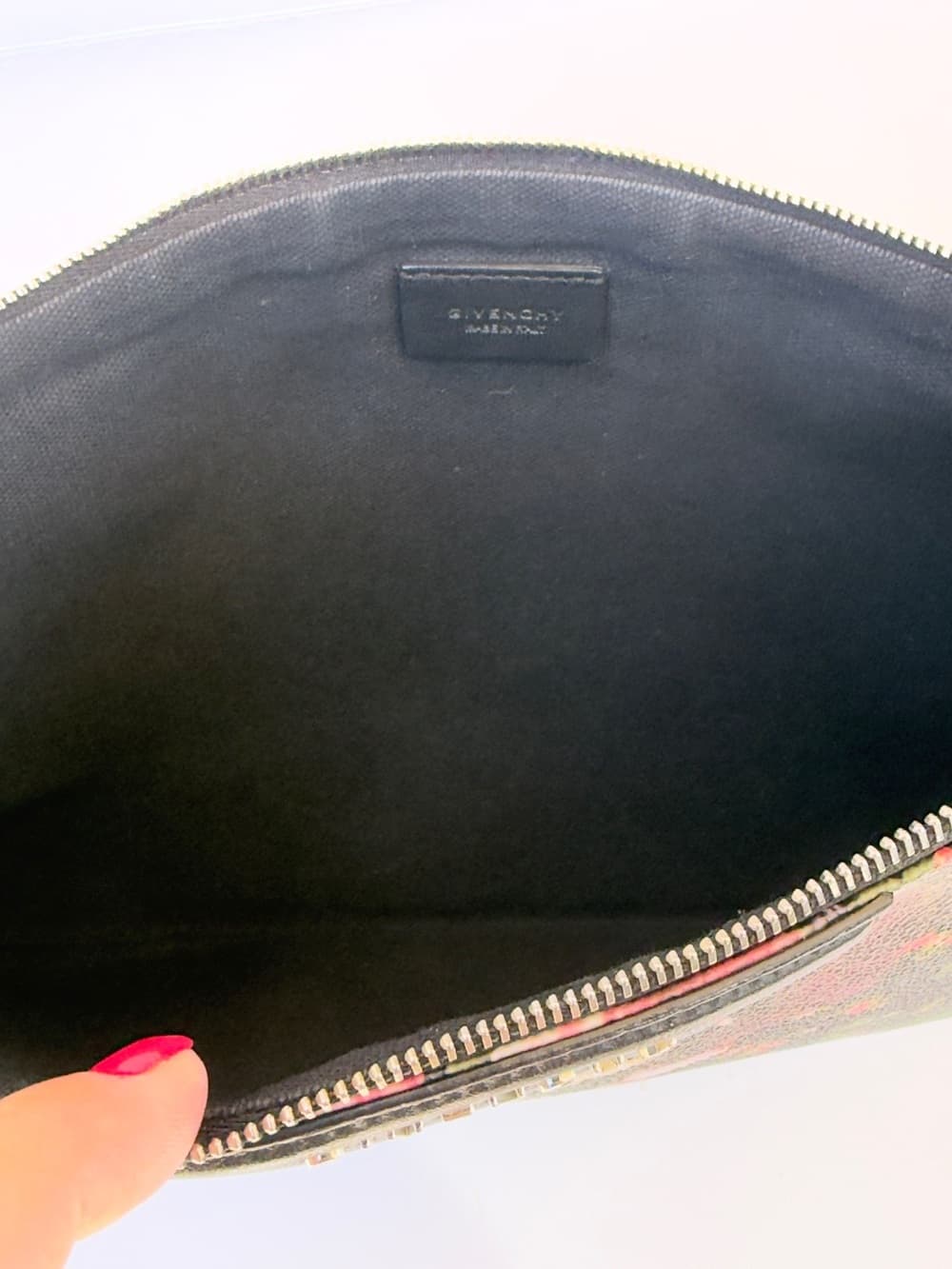 GIVENCHY Antigona Large Zip Pouch Clutch Babys Breath Floral Camo Riccardo Tisci - Thumbnail 13