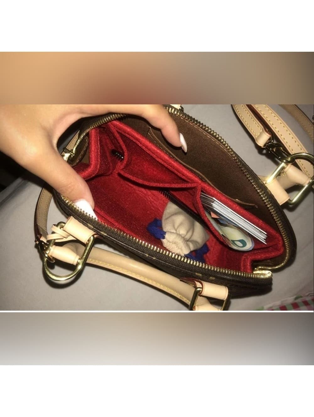 Interior organizer PROTECTION Felt Interior Insert and Organizer NEW LV BB ALMA - Thumbnail 5