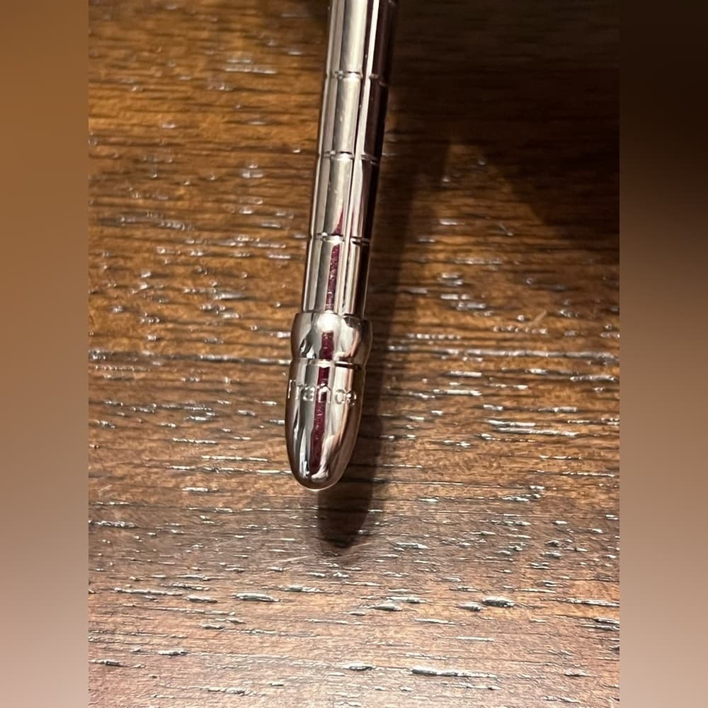 Auth LOUIS VUITTON Stylo Agenda PM Ballpoint Pen F80192 Silver Brass - Thumbnail 5