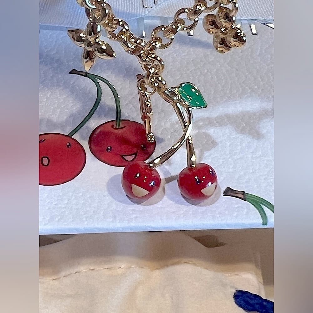 NEW 2025 Louis Vuitton Murakami 20yr Anniversary Cerise Cherry Charm Bracelet - Thumbnail 7