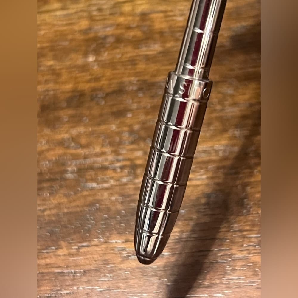 Auth LOUIS VUITTON Stylo Agenda PM Ballpoint Pen F80192 Silver Brass - Thumbnail 2