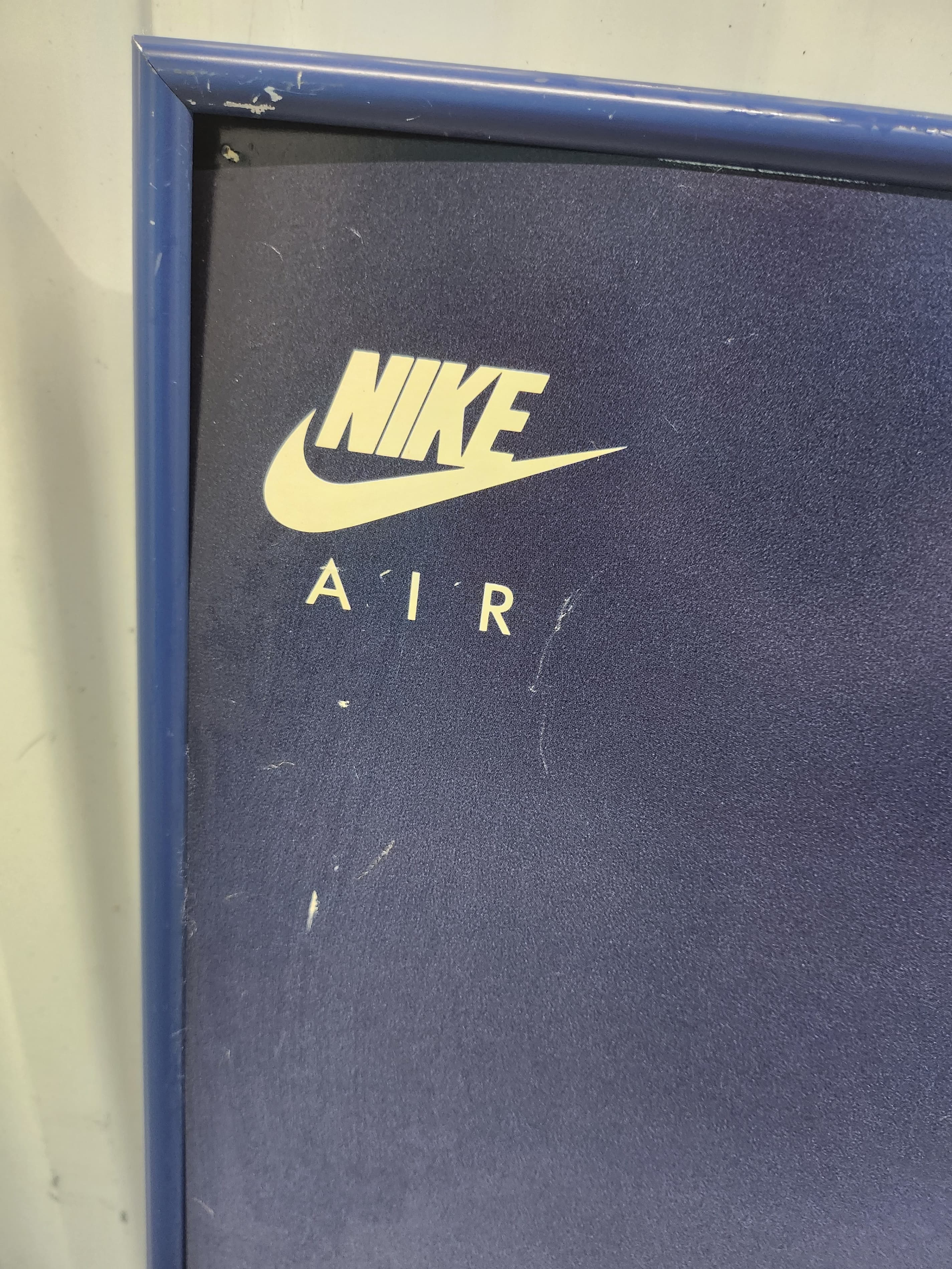 Vintage 90s Nike Air "The roads are always open, just do it." Framed Running Poster - Thumbnail 4