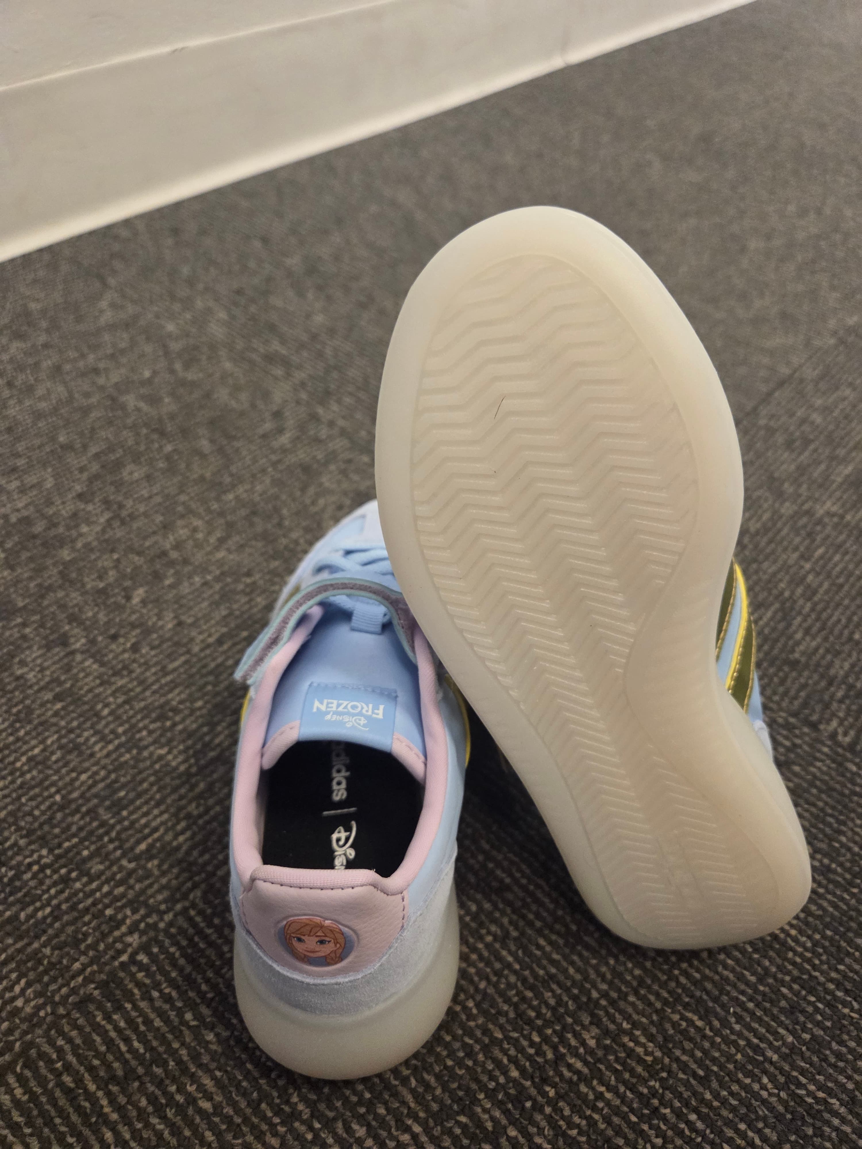 Adidas Frozen Anna Sneakers Kids Size 2 Blue - Thumbnail 7