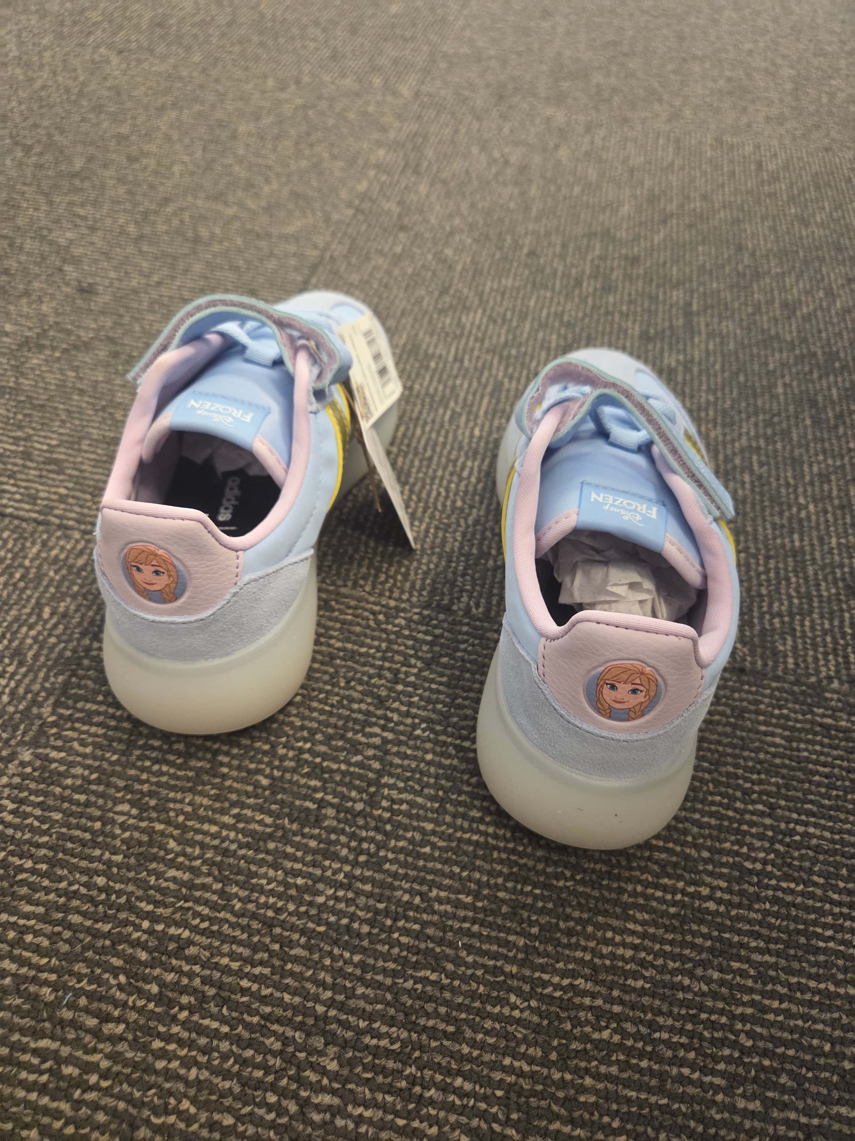 Adidas Frozen Anna Sneakers Kids Size 2 Blue - Thumbnail 5