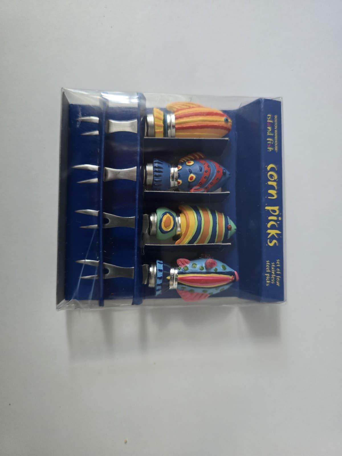 NWT DII Trout Fish Oven Mitt & Boston Warehouse Stainless Steel Corn Picks Set - Thumbnail 4