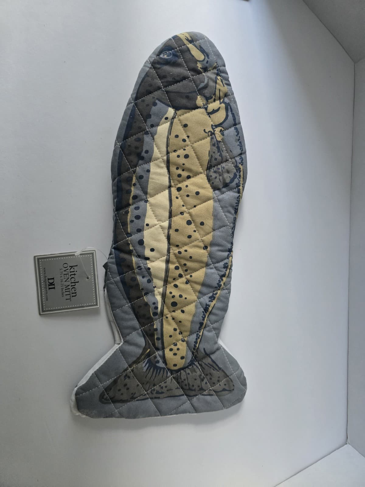 NWT DII Trout Fish Oven Mitt & Boston Warehouse Stainless Steel Corn Picks Set - Thumbnail 2