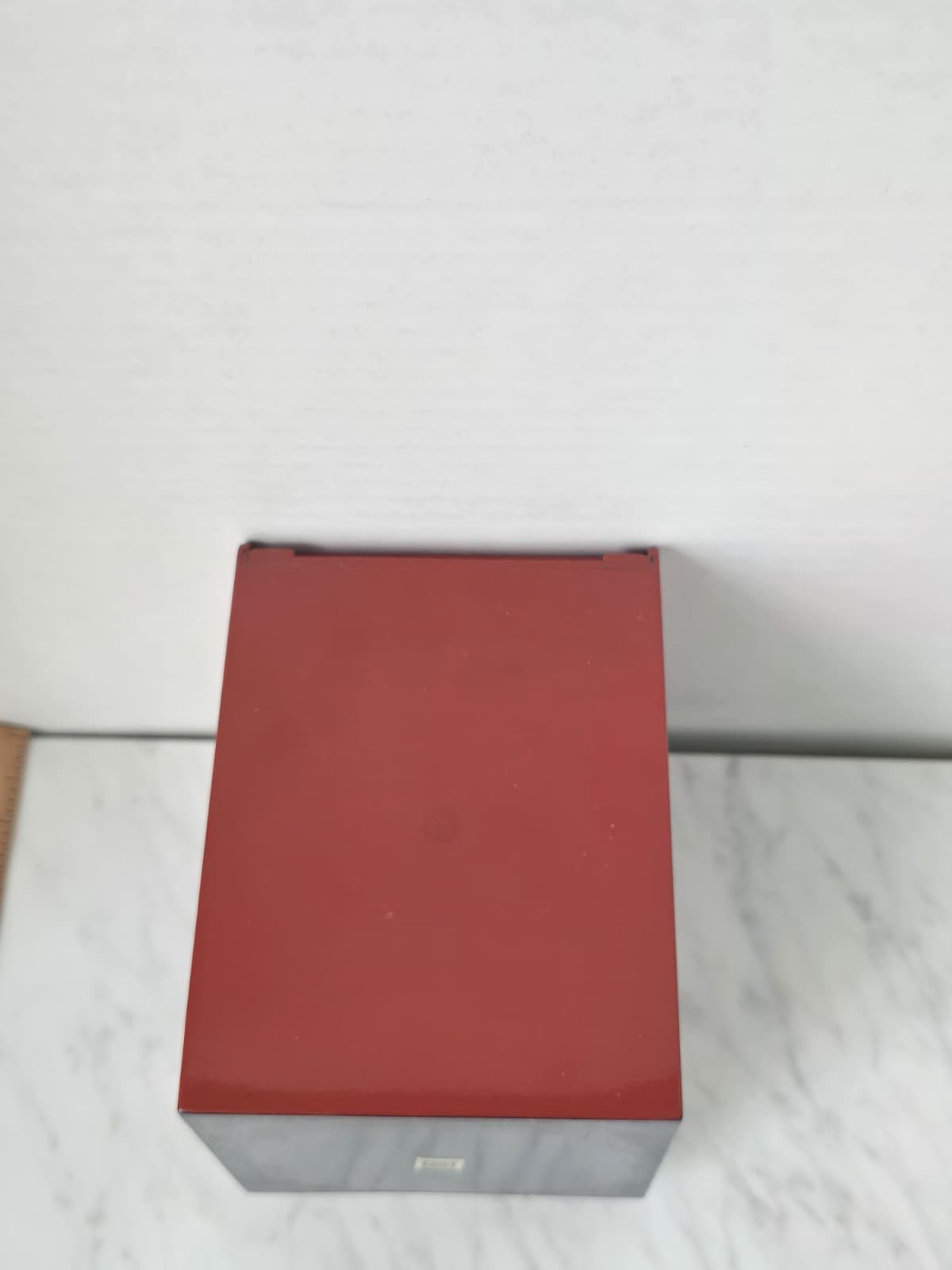 Vintage Red Lacquer 3-Drawer Jewelly Box With Floral Chiyogami Pattern - Thumbnail 5