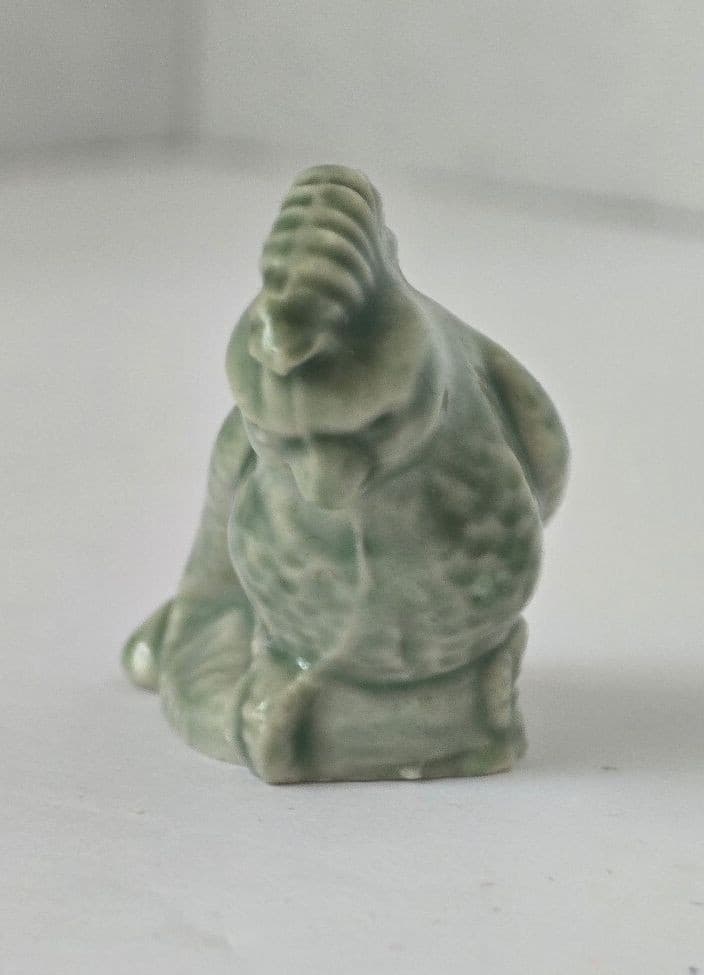 Vintage Wade Whimsies Cockatoo Figurine Red Rose Tea US Series 2 Green Ceramic - Thumbnail 6