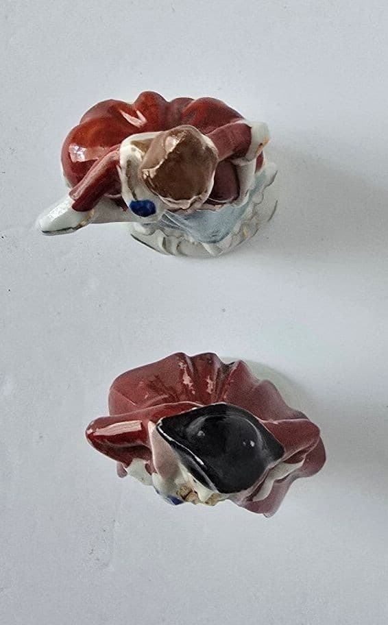 Vintage Orion China Porcelain Colonial Couple Figurines - Made in Occupied Japan - Thumbnail 5
