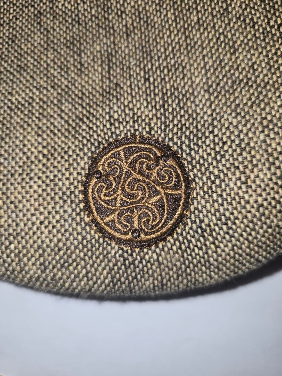 Patrick Francis Ireland Tweed Flat Cap Brown Cabbie Newsboy Hat (Large) - Thumbnail 6
