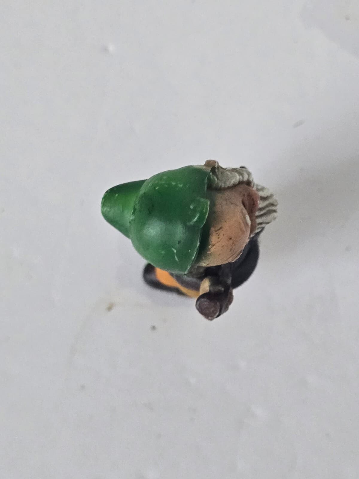 Vintage Macau Plastic Dwarf Gnome Elf Christmas Ornament Smoking Pipe Figurinesi - Thumbnail 5