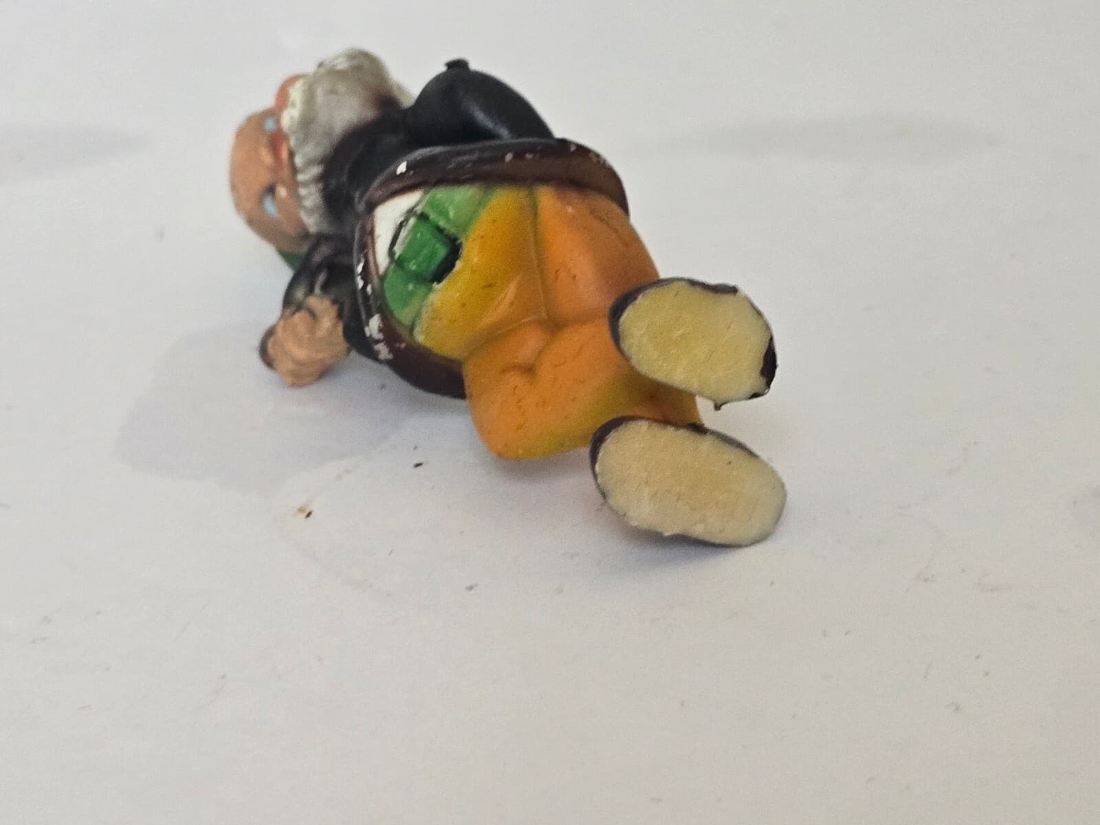 Vintage Macau Plastic Dwarf Gnome Elf Christmas Ornament Smoking Pipe Figurinesi - Thumbnail 6