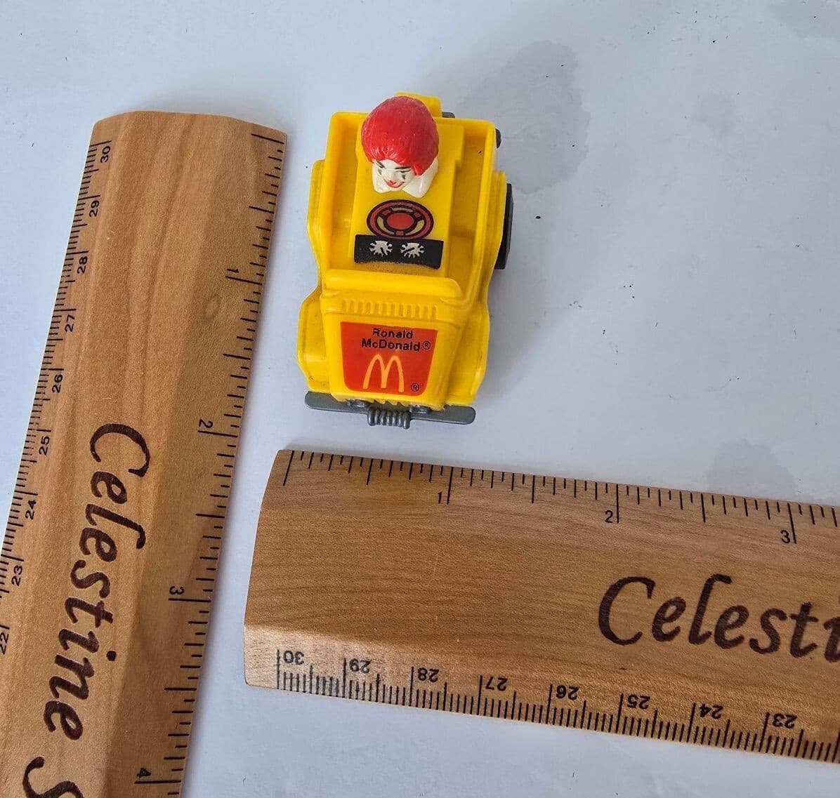 Vintage McDonald's Ronald McDonald Yellow Jeep Toy Car Collectible Model - Thumbnail 6