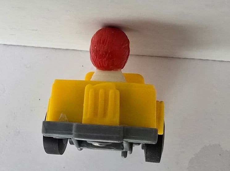 Vintage McDonald's Ronald McDonald Yellow Jeep Toy Car Collectible Model - Thumbnail 5