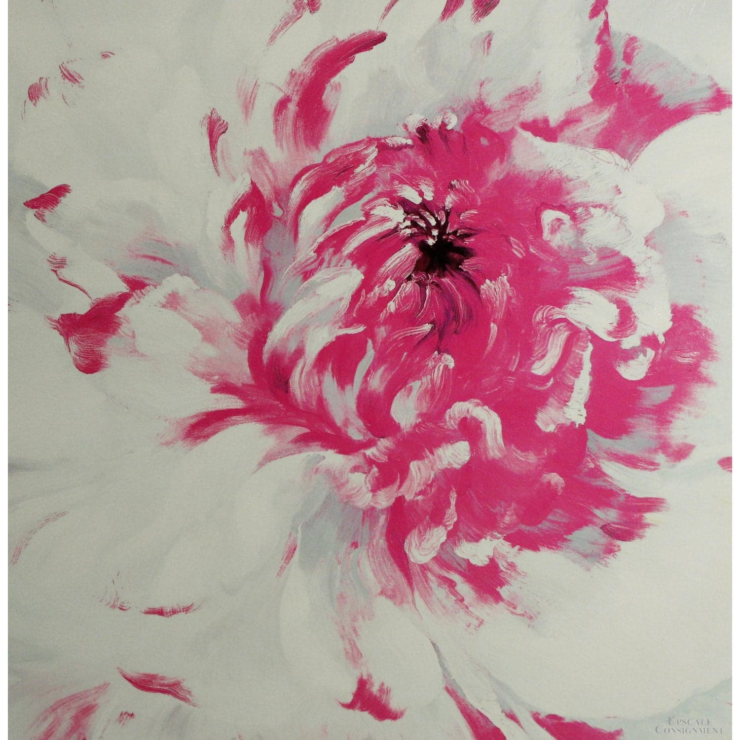 Canvas Artwork - Fuchsia Pink Floral - Thumbnail 2
