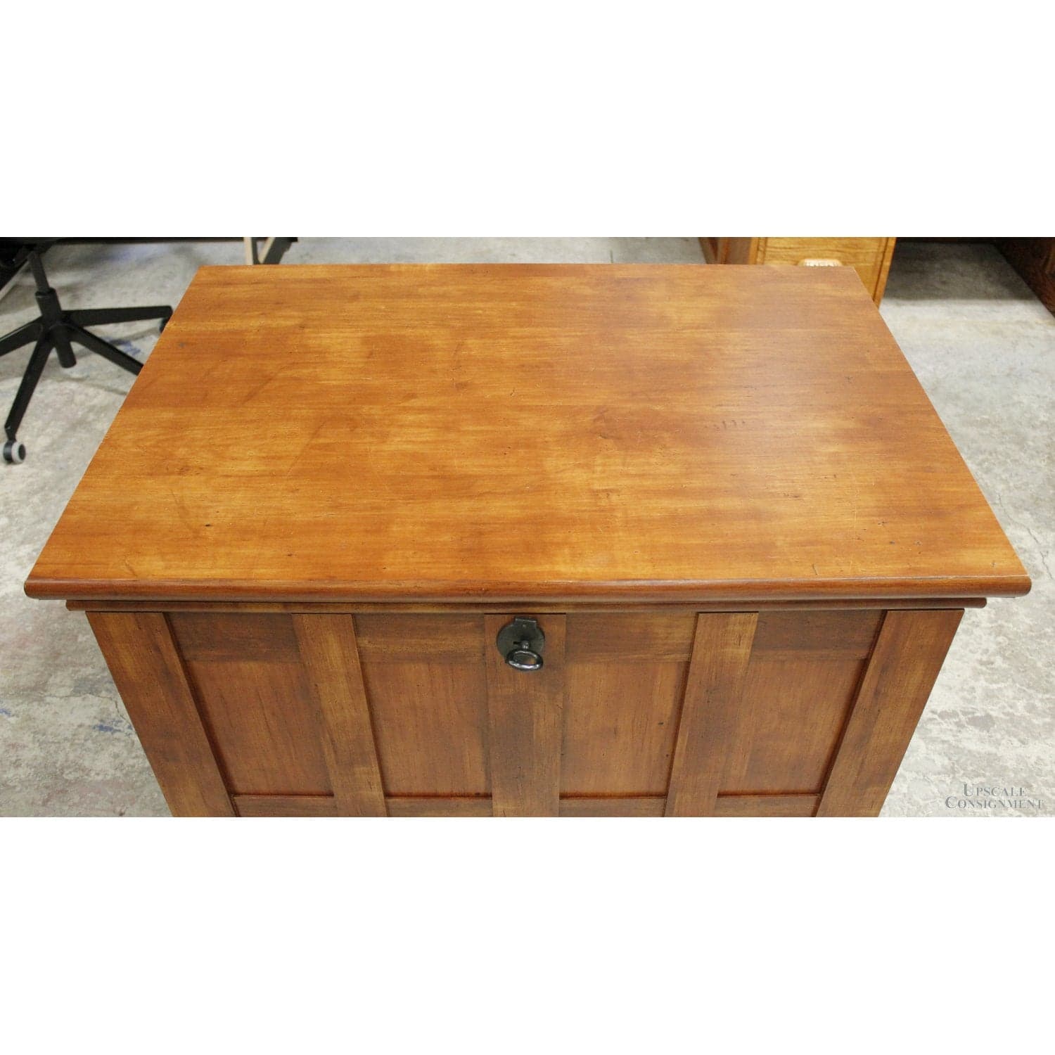 High Leg Lateral File Cabinet - Warm Finish - Thumbnail 5