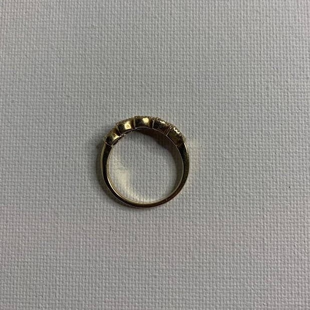 Vintage 10K Gold Multi-Gemstone Ring | 2.59g | Size 7 - Thumbnail 4