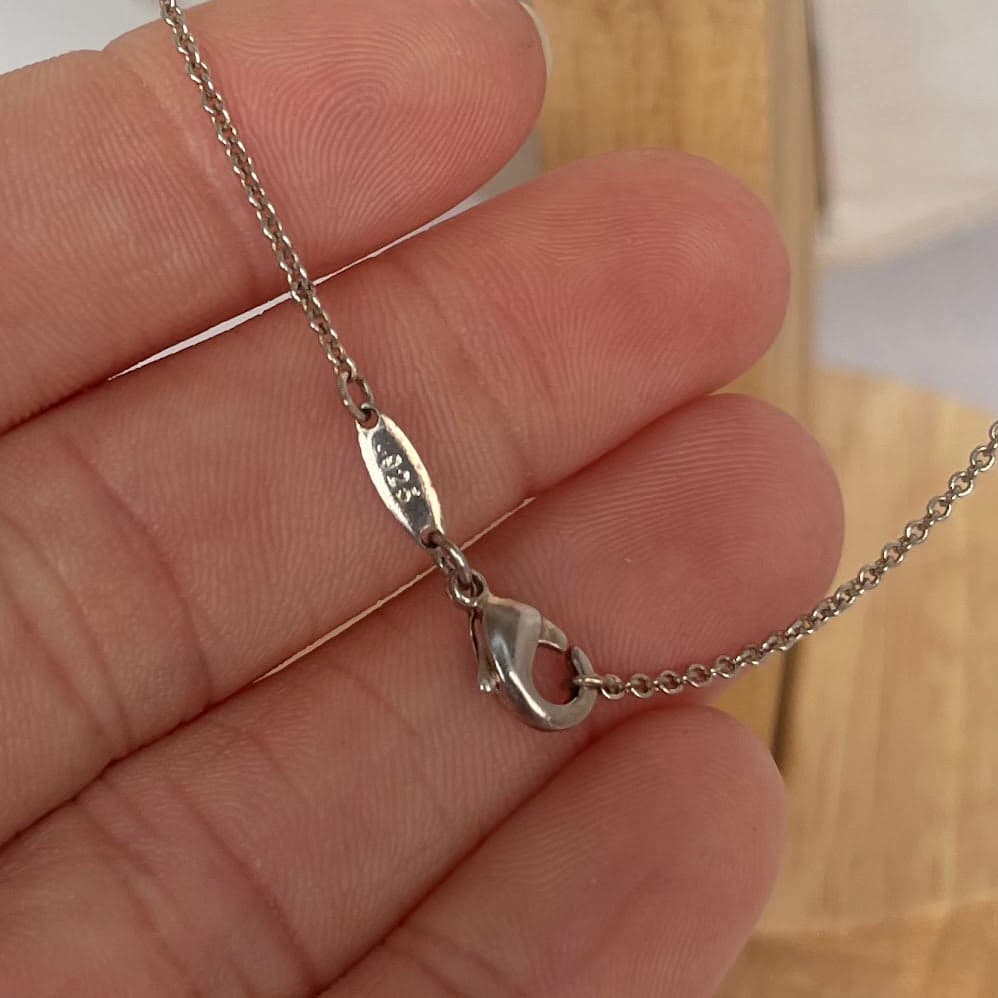 Vintage Authentic Tiffany & Co. 925 Sterling Silver Chain – 18” - Thumbnail 3