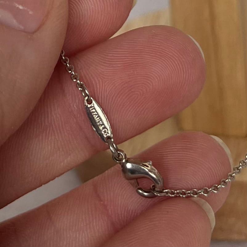 Vintage Authentic Tiffany & Co. 925 Sterling Silver Chain – 18” - Thumbnail 2