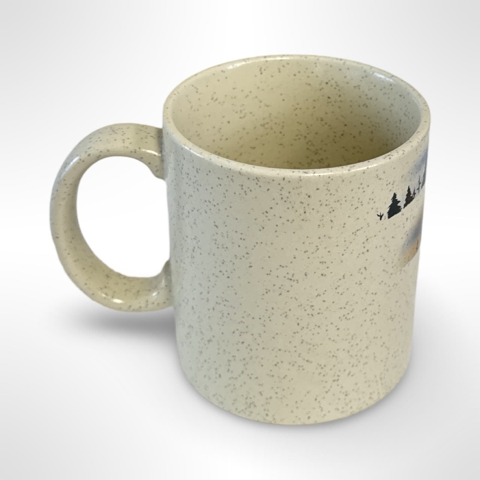 Vintage Stoneware Otagiri Owl Speckled Mug Cup 10oz EUC Made In Japan - Thumbnail 3