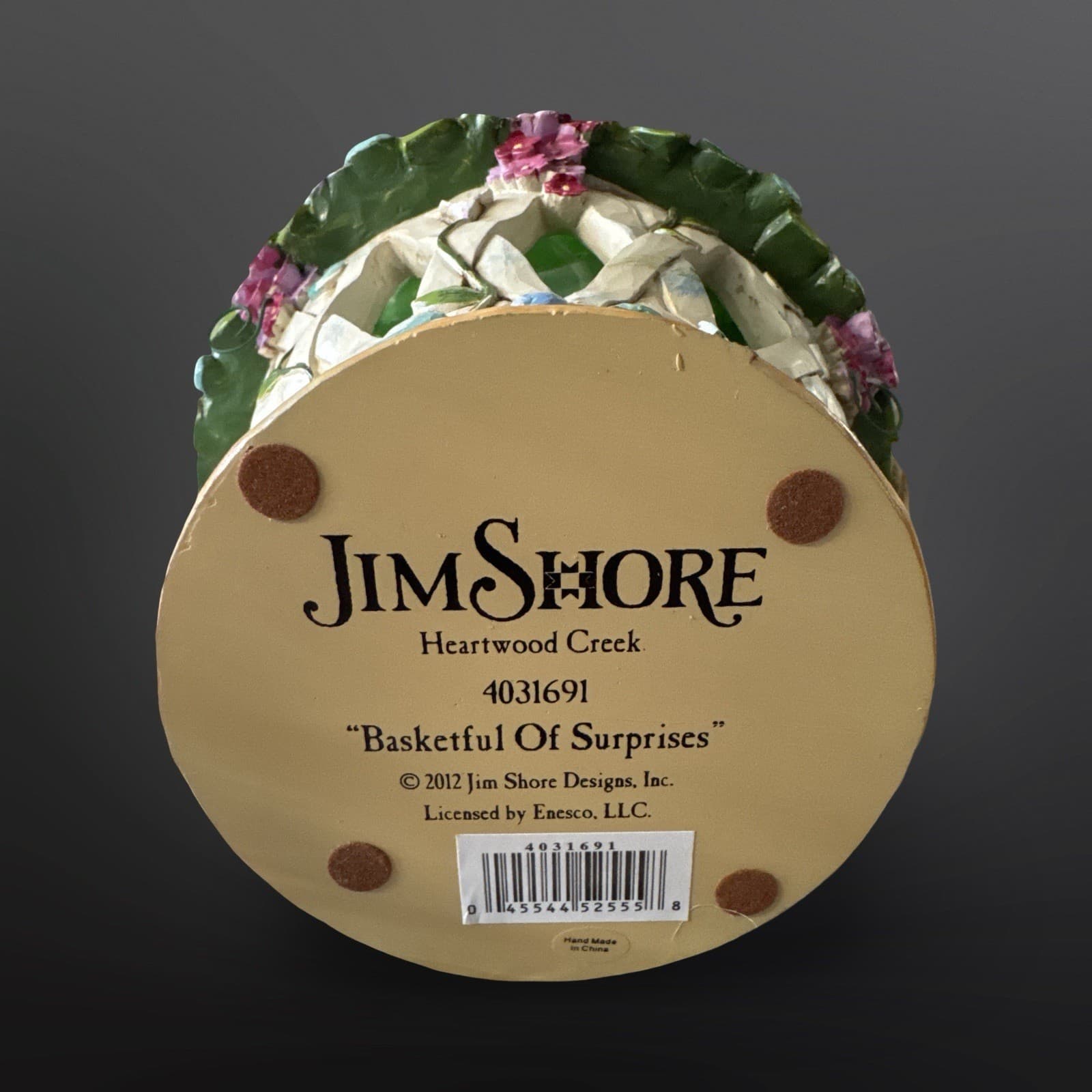 Jim Shore Heartwood Creek Basketful Of Surprises Set W/ Eggs 2012 #4031691 - Thumbnail 8