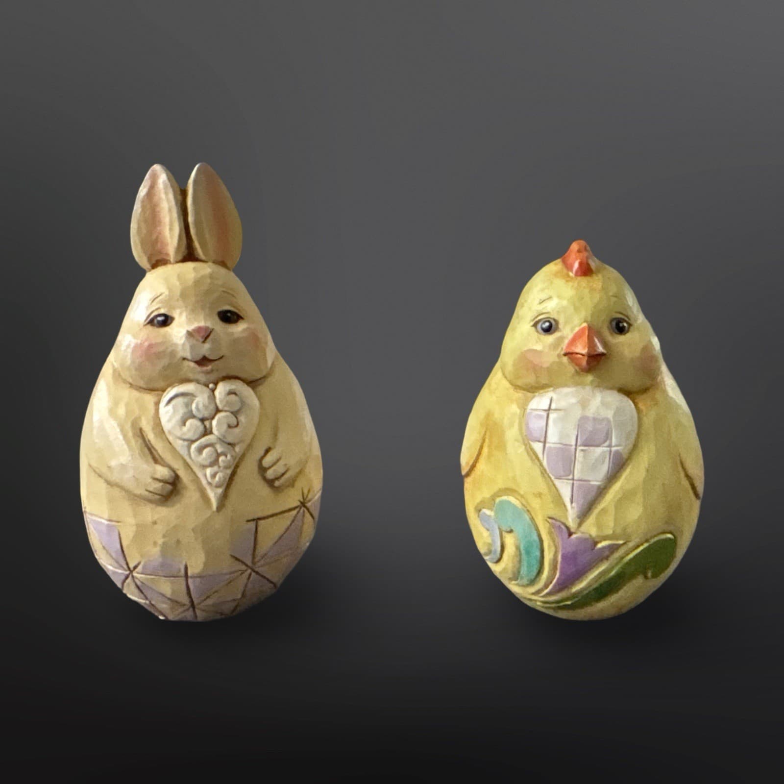 Jim Shore Heartwood Creek Basketful Of Surprises Set W/ Eggs 2012 #4031691 - Thumbnail 14