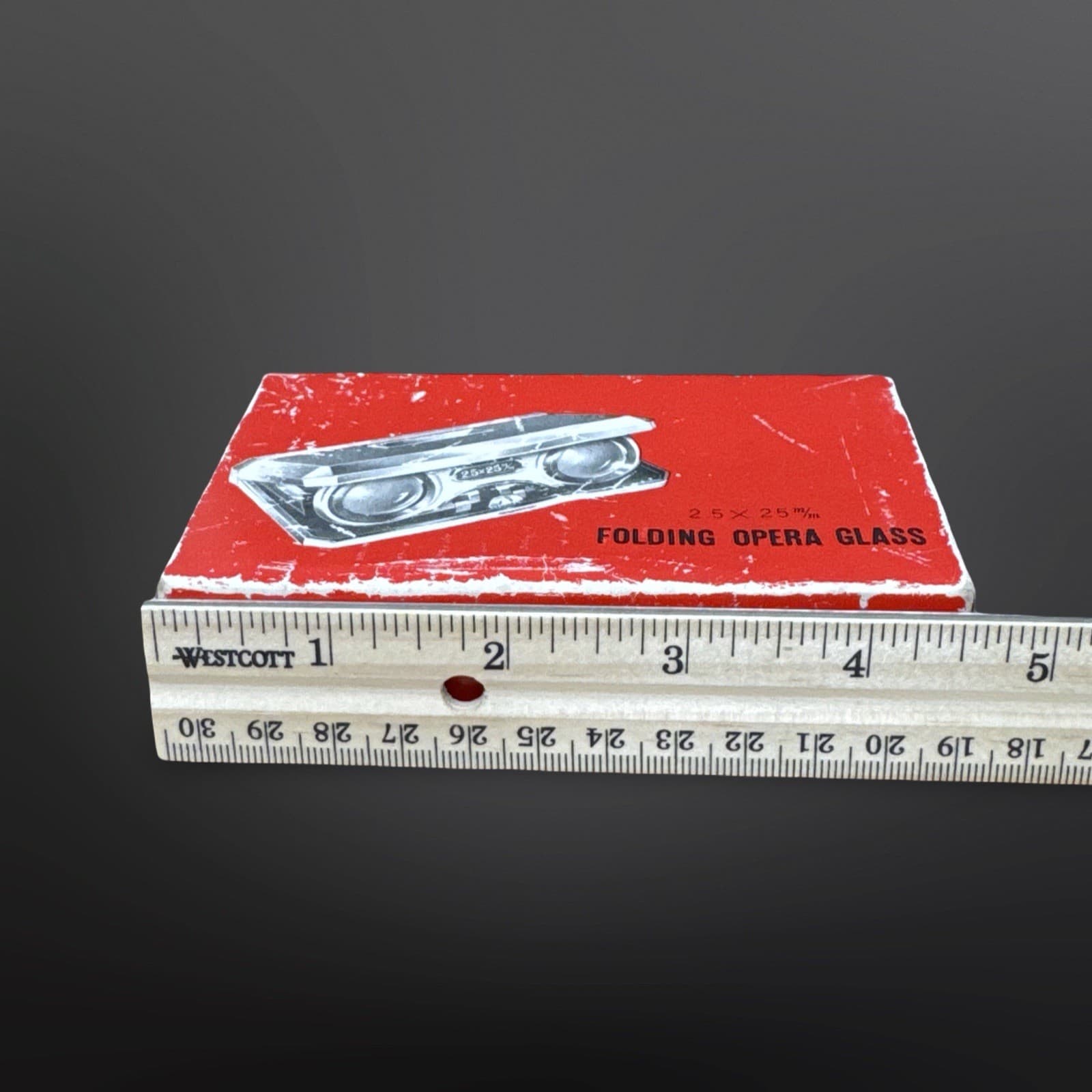 Vintage Sport Glass Folding Opera Glass 2.5× – Made in Japan in Original Box - Thumbnail 10