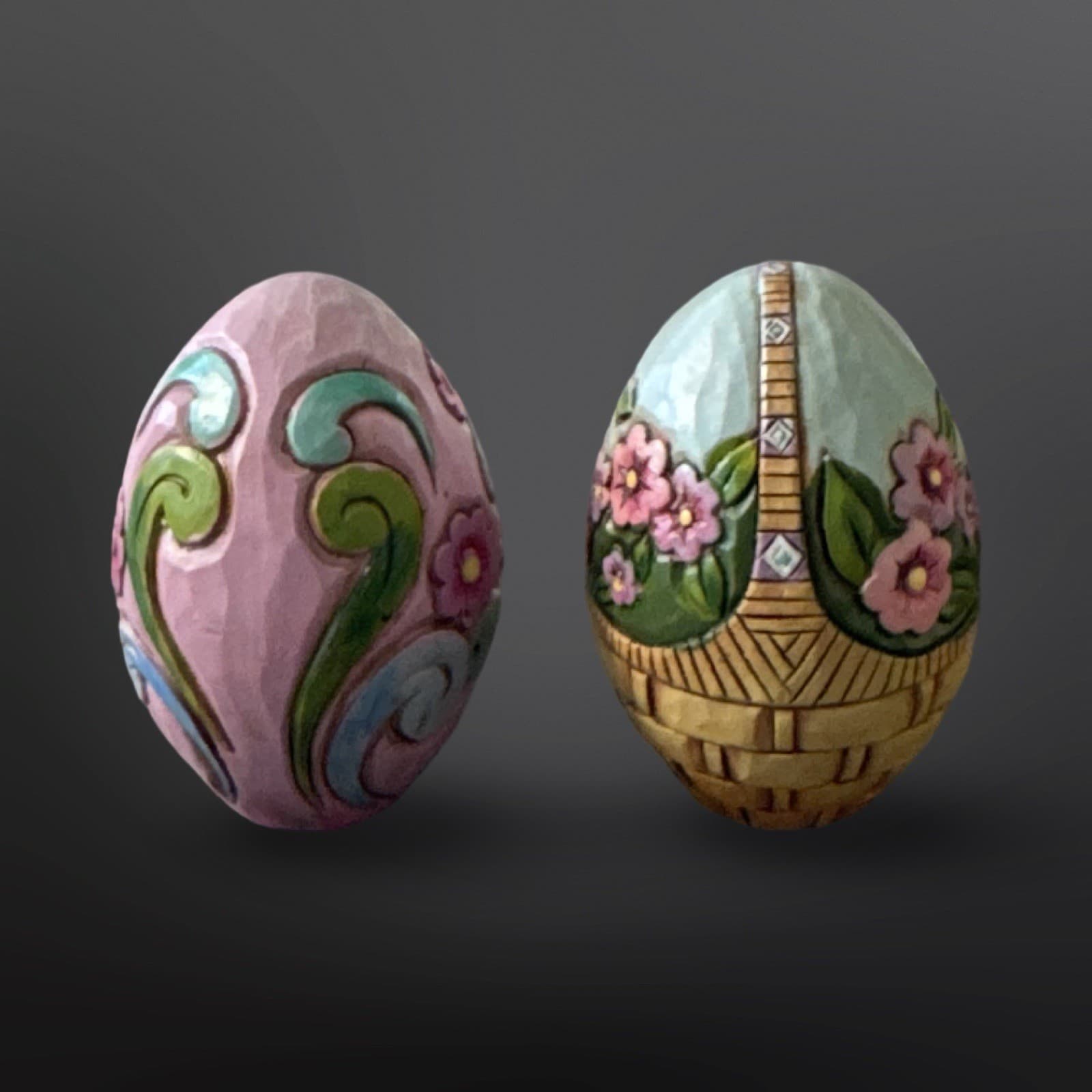 Jim Shore Heartwood Creek Basketful Of Surprises Set W/ Eggs 2012 #4031691 - Thumbnail 12