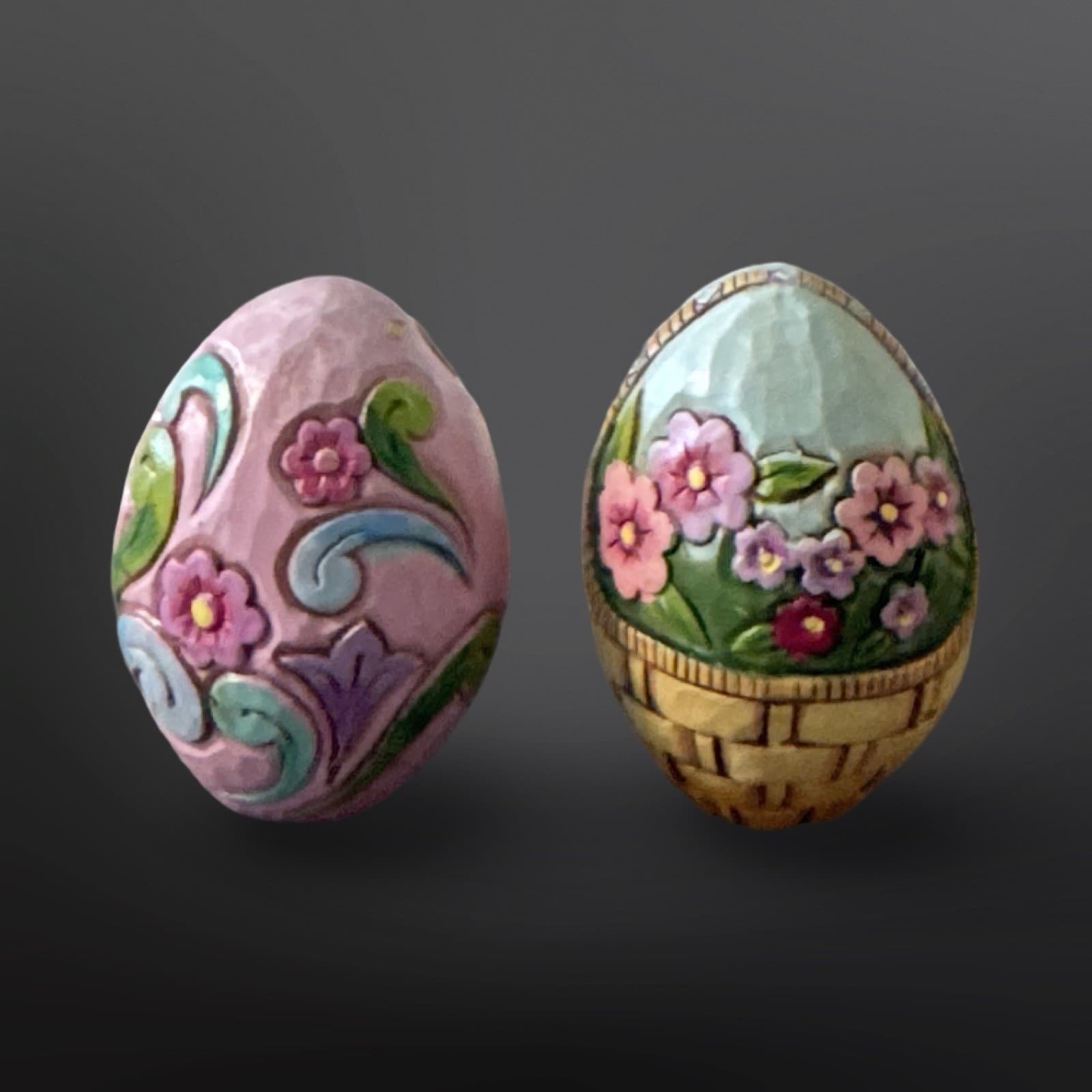 Jim Shore Heartwood Creek Basketful Of Surprises Set W/ Eggs 2012 #4031691 - Thumbnail 13