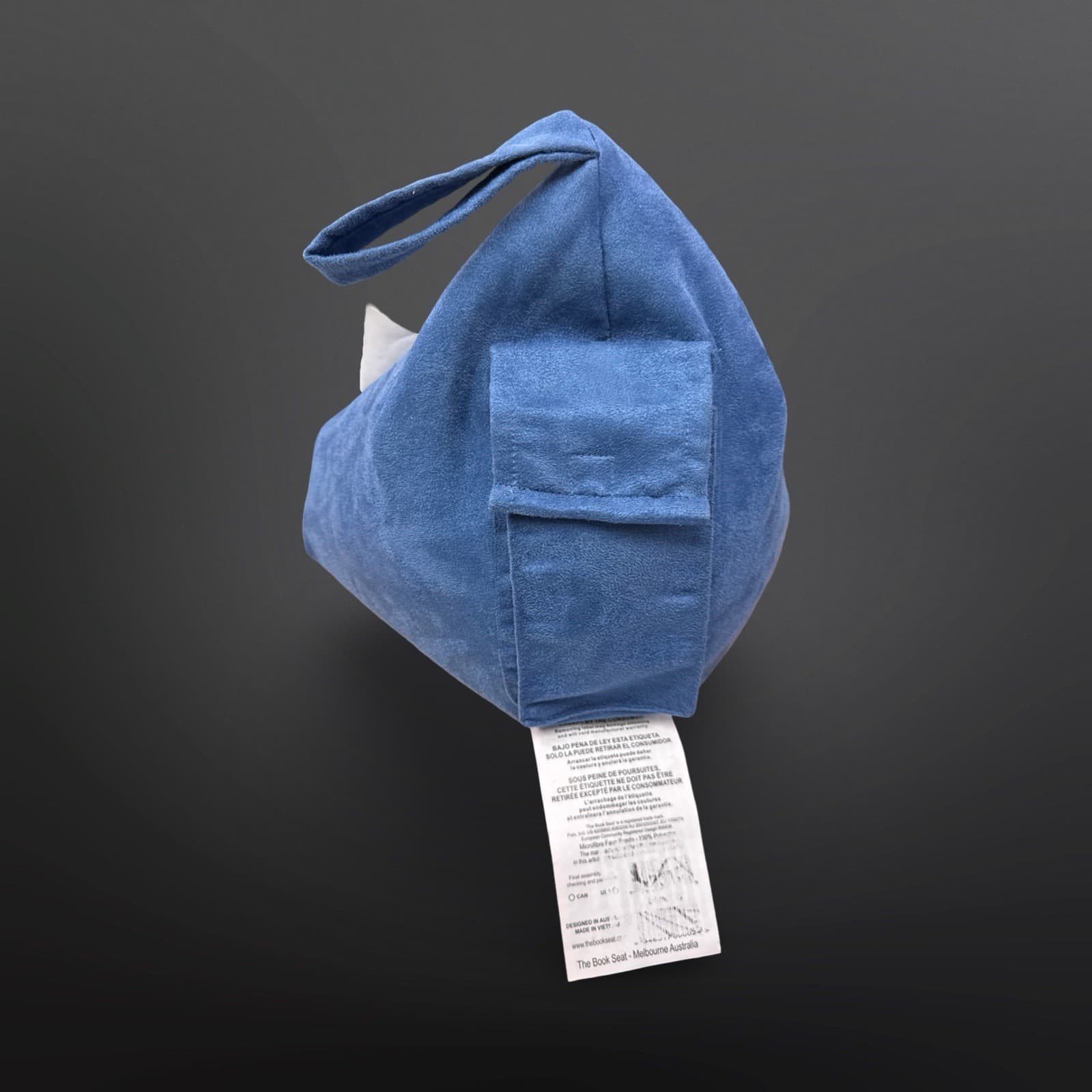 The Book Seat Blue/Sky Book/Ipad/E-Reader Holder NWT Attached - Thumbnail 3