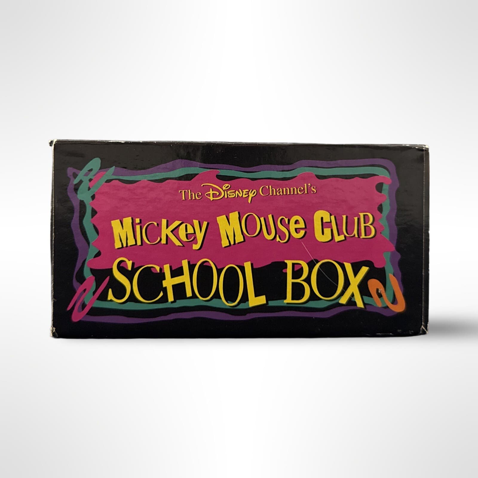 Vintage Mickey Mouse Club Pencil Box The Disney Channel 1993 US State Capitals - Thumbnail 6