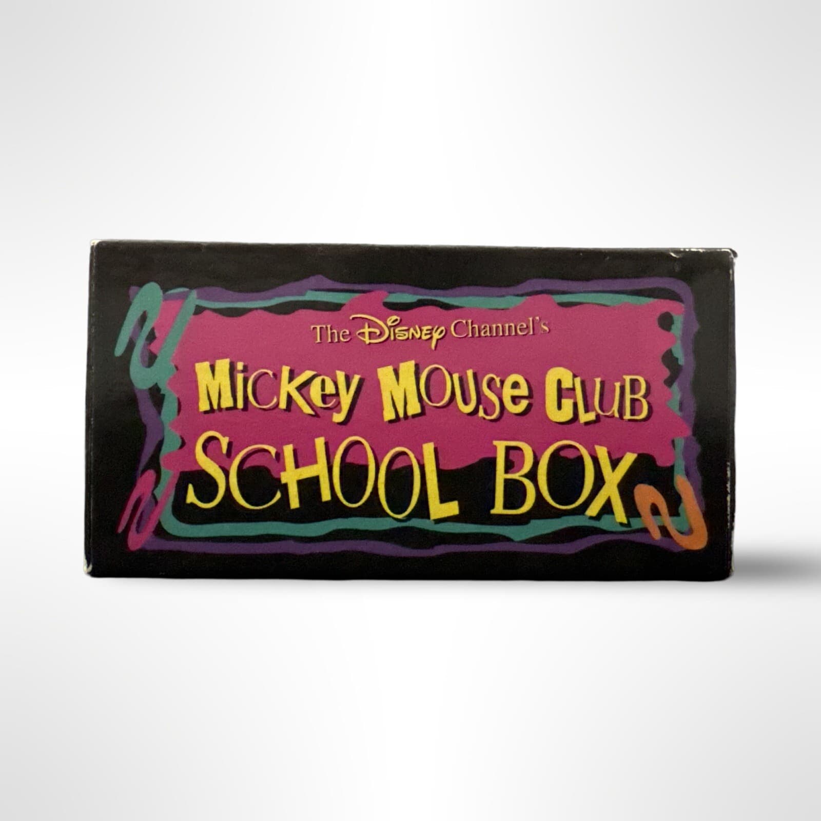 Vintage Mickey Mouse Club Pencil Box The Disney Channel 1993 US State Capitals - Thumbnail 4