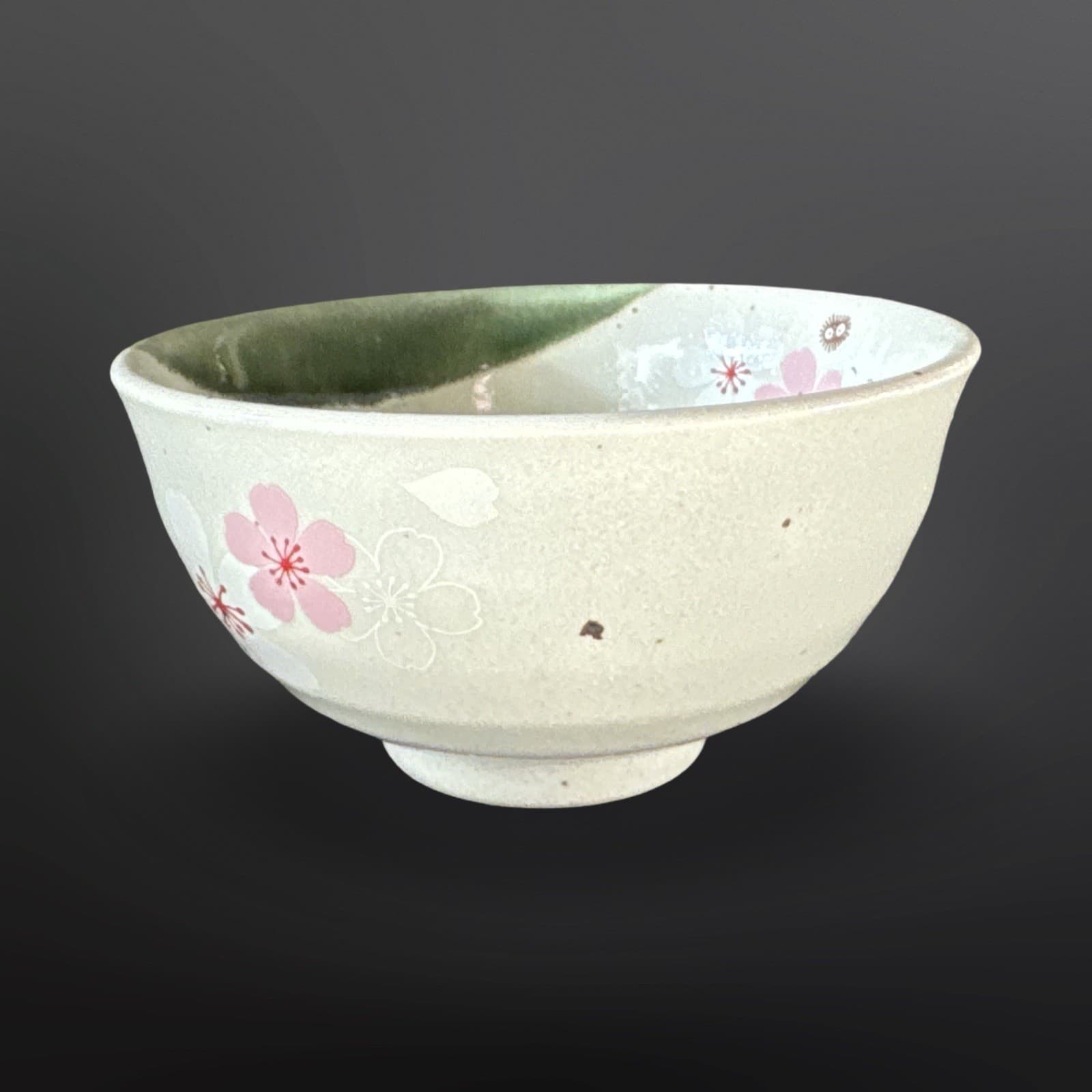 My Neighbor Totoro Mino Ware Small Bowl Sakura Pattern Studio Ghibli Japan - Thumbnail 4
