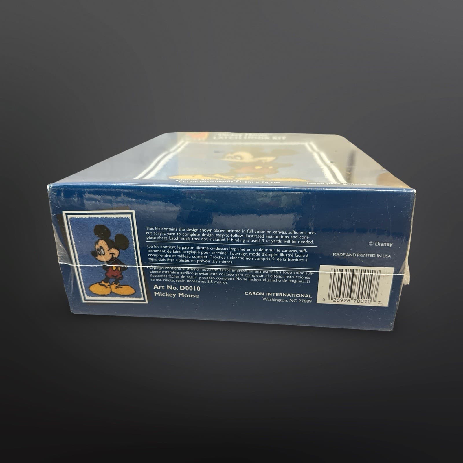 SEALED Caron Mickey Unlimited Mickey Mouse Latch Hook Kit #D0010 NOS - Thumbnail 5
