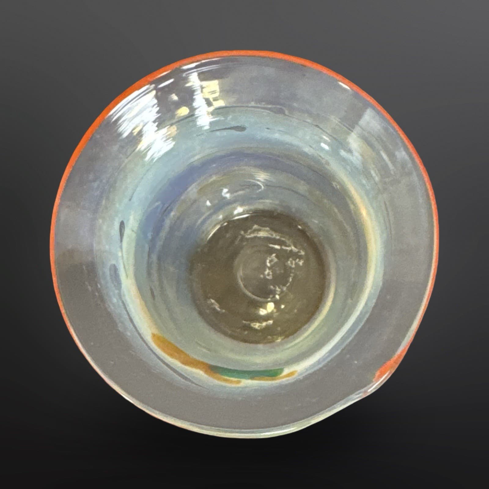 Handblown Glass Small Bowl Sea Turtle Otter Rotolante OT Glass Oregon - Thumbnail 5