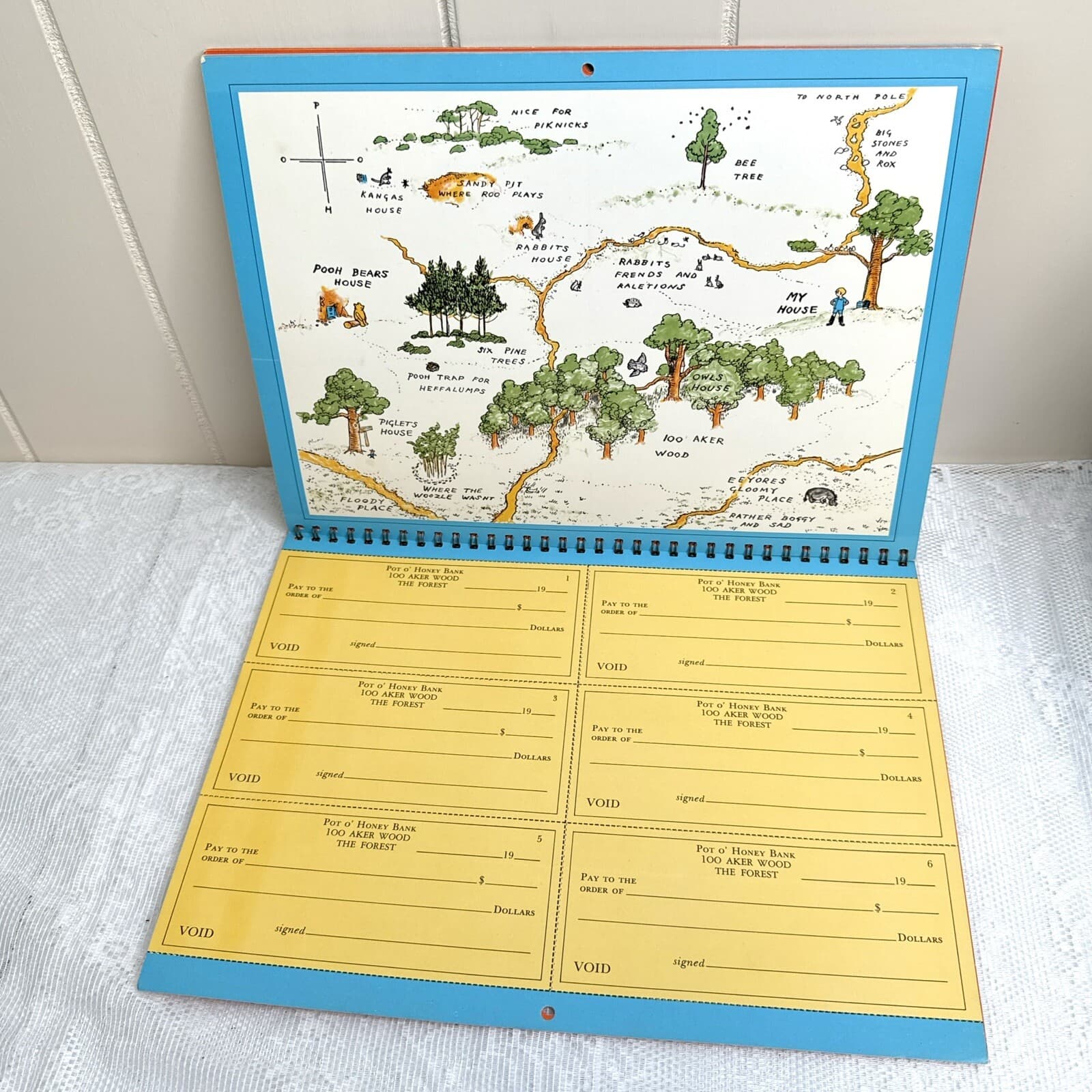 RARE Vintage LEAP YEAR 1972 Winnie-The-Pooh’s Calendar Book - Thumbnail 6