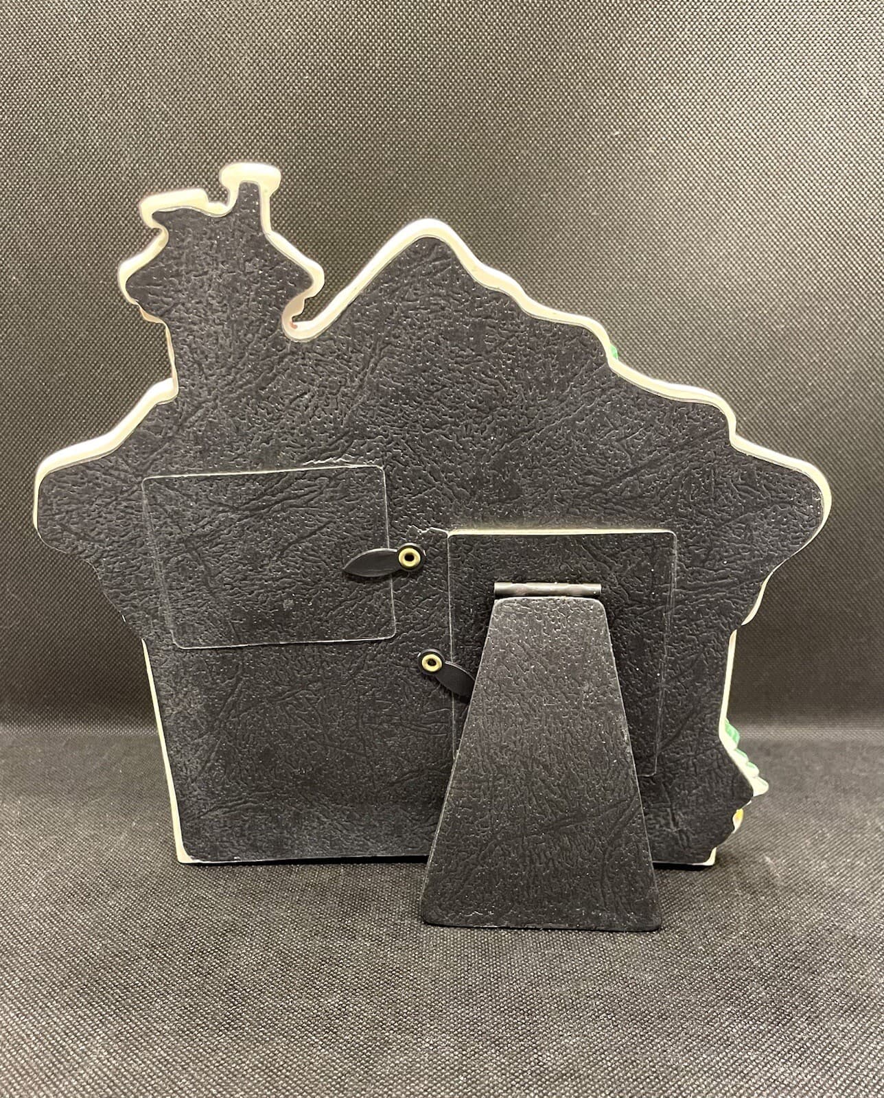 RARE Disney Mickey Minnie 3D Resin Picture Frame Our First Christmas Vintage HTF - Thumbnail 3